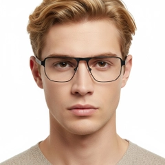 BS2425-0104_Red_Rectangular_Metal_Glasses_model