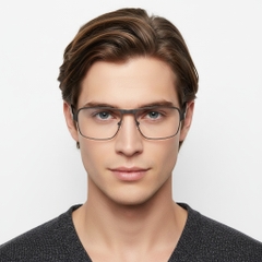 BS2425-0111_White_Rectangular_Metal_Glasses_model