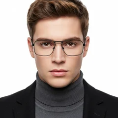 BS2425-0120_Orange_Aviator_Metal_Glasses_model
