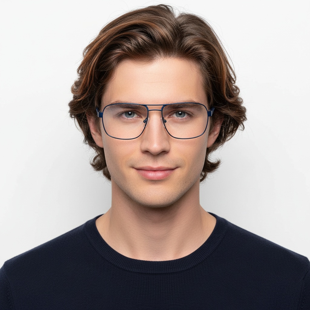 BS2425-0126_Blue_Aviator_Metal_Glasses_model