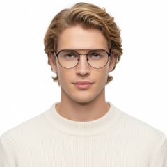 BS2425-0130_Red_Aviator_Metal_Glasses_model