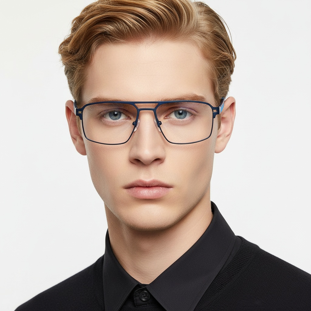 BS2425-0141_Blue_Aviator_Metal_Glasses_model