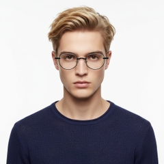BS2425-0143_Black_Oval_Metal_Glasses_model