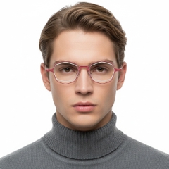 BS2425-0170_Pink_Geometric_Metal_Glasses_model
