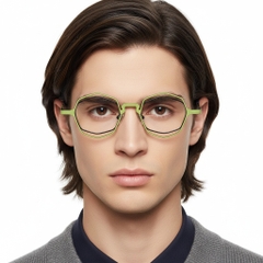 BS2425-0171_Green_Geometric_Metal_Glasses_model