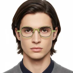 BS2425-0171_Green_Geometric_Metal_Glasses_model