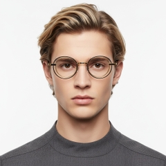 BS2425-0184_Yellow_Oval_Metal_Glasses_model