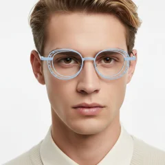 BS2425-0189_Blue_Oval_Metal_Glasses_model