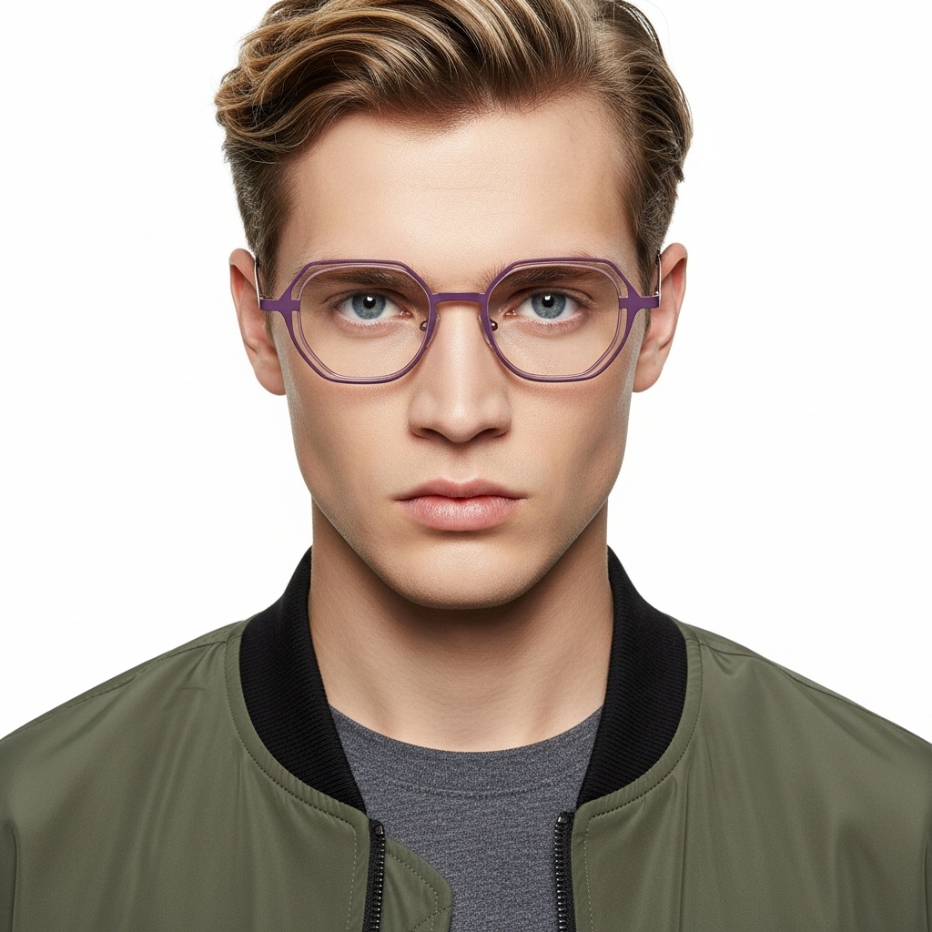 BS2425-0197_Purple_Geometric_Metal_Glasses_model