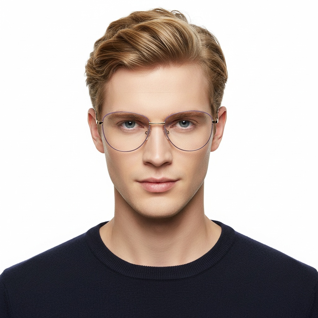 BS2425-0215_Purple_Oval_Metal_Glasses_model