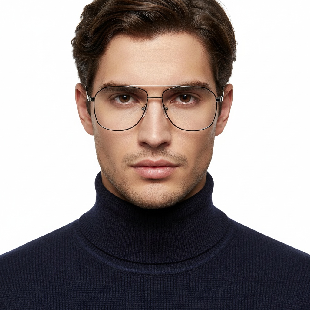 BS2425-0217_Silver_Aviator_Metal_Glasses_model