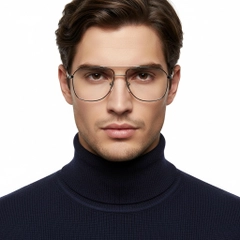 BS2425-0217_Silver_Aviator_Metal_Glasses_model