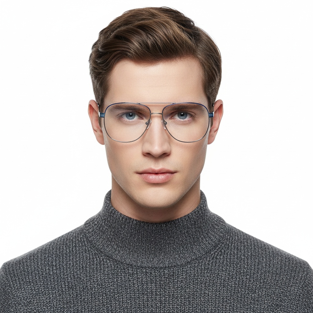 BS2425-0234_Blue_Aviator_Metal_Glasses_model