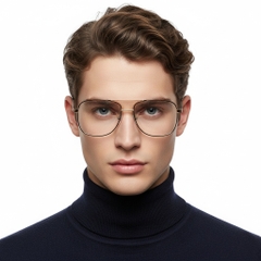 BS2425-0238_Golden_Aviator_Metal_Glasses_model