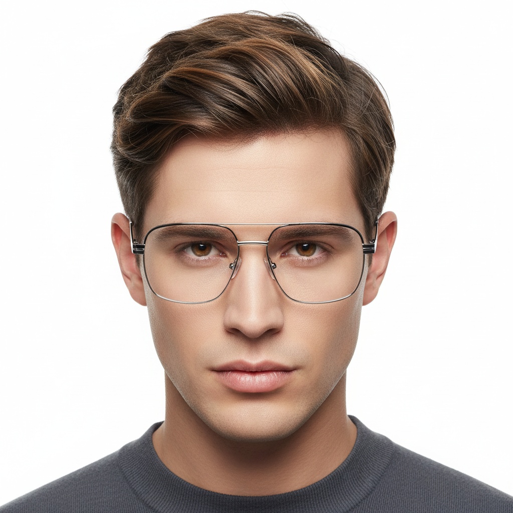 BS2425-0274_Silver_Aviator_Metal_Glasses_model