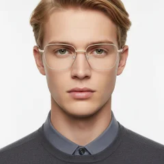 BS2425-0302_Brown_Rectangular_Metal_Glasses_model