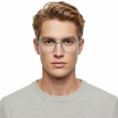 BS2425-0303_Blue_Rectangular_Metal_Glasses_model