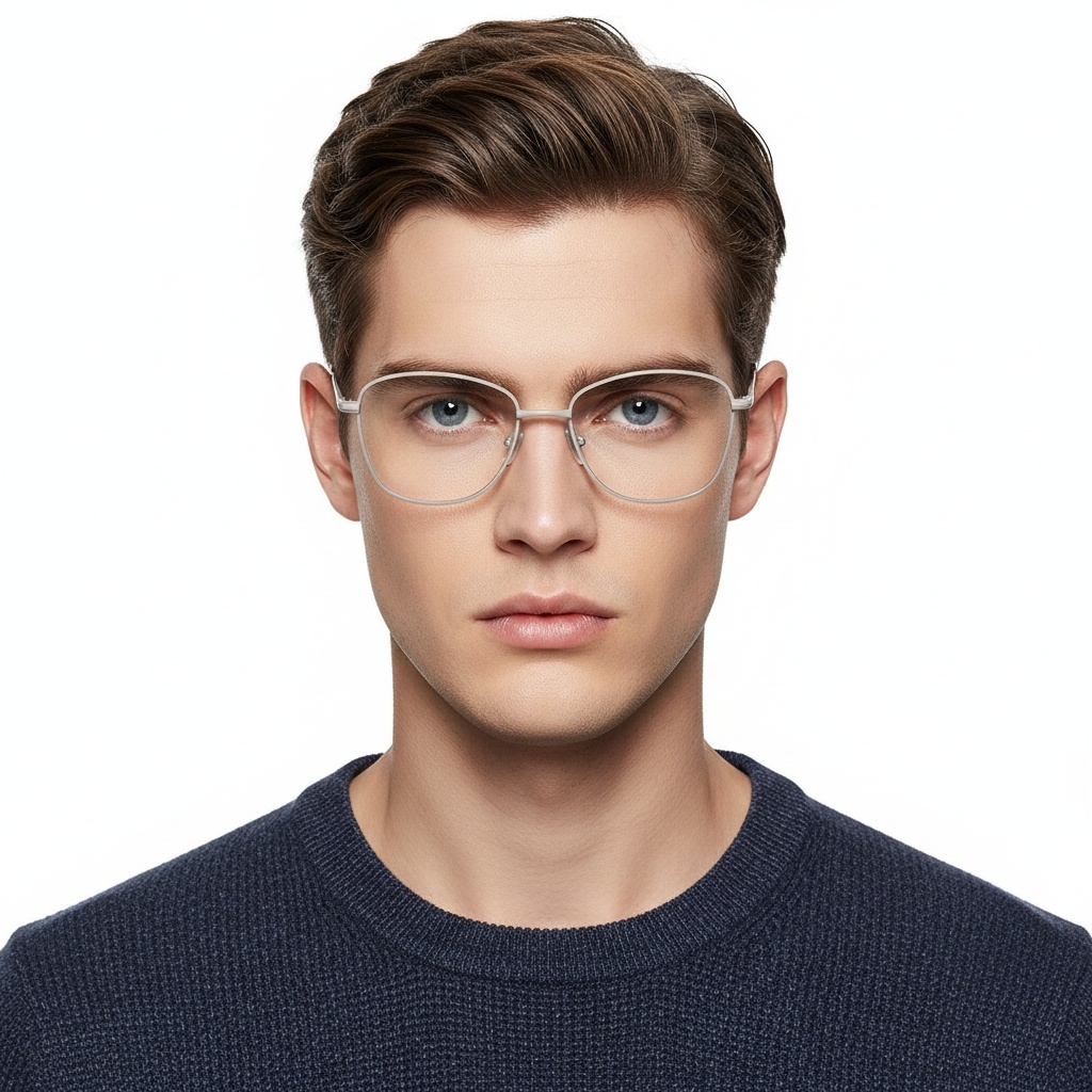 BS2425-0314_Brown_Rectangular_Metal_Glasses_model