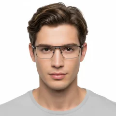 BS2425-0322_Black_Rectangular_Metal_Glasses_model