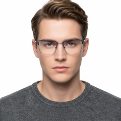 BS2425-0328_Black_Rectangular_Metal_Glasses_model