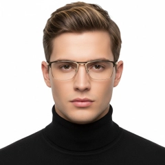 BS2425-0333_Golden_Rectangular_Metal_Glasses_model