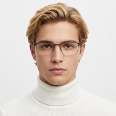 BS2425-0343_Golden_Rectangular_Metal_Glasses_model