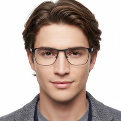 BS2425-0361_Yellow_Rectangular_Metal_Glasses_model