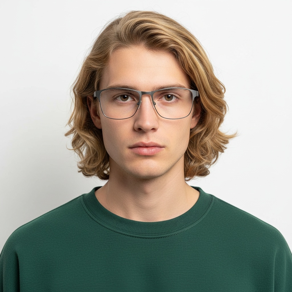 BS2425-0369_Black_Rectangular_Metal_Glasses_model