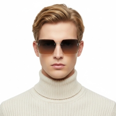 BS2503-0080_Silver_Invisible_Metal_Sunglasses_model