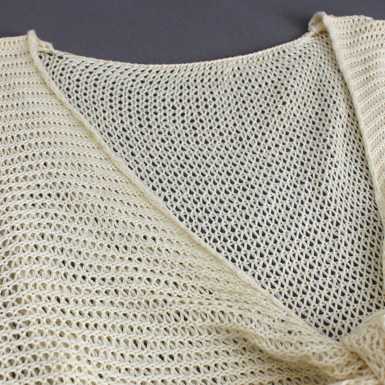 V-Neck Long Sleeve Crop Cardigan Tie-Front Beach Cover-Up