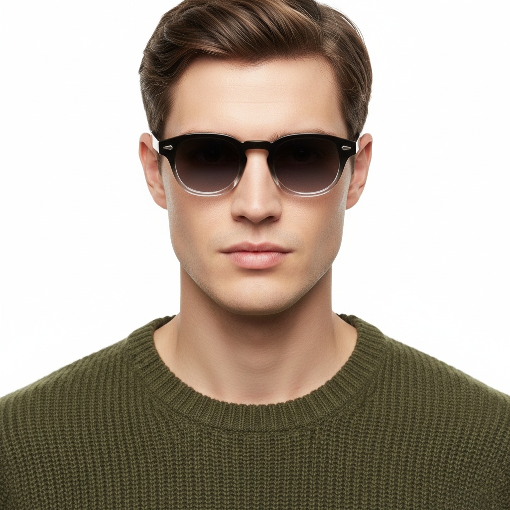 BS2503-0093_Black_Oval_Plastic_Sunglasses_model