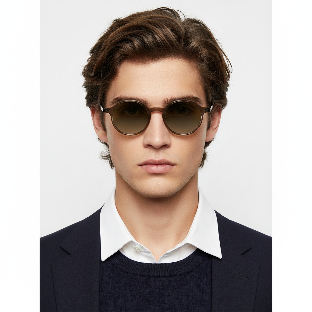 BS2503-0136_Brown_Oval_Plastic_Sunglasses_model