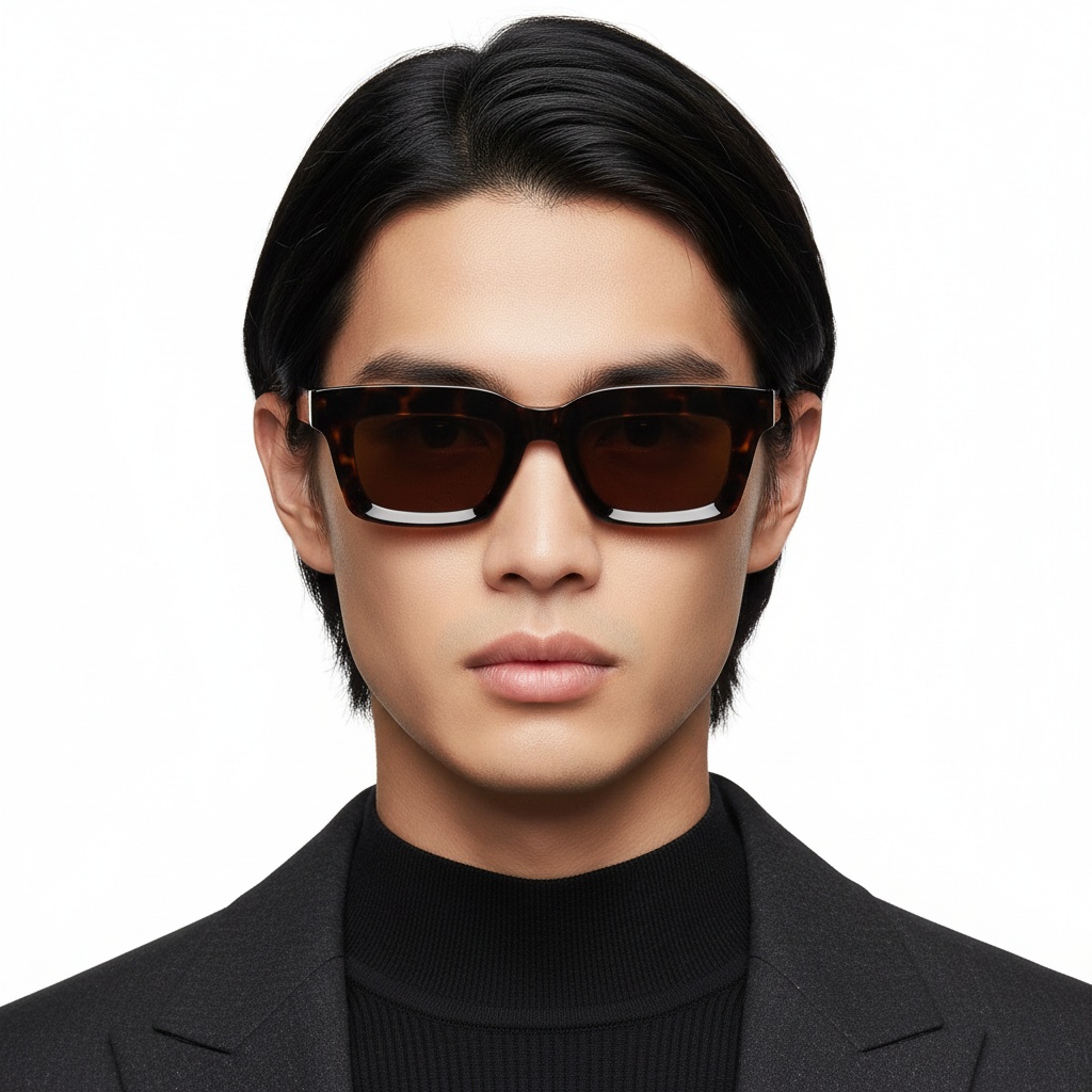 BS2607-0054_Tortoiseshell_Rectangular_Acetate_Sunglasses_model