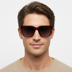 BS2607-0068_Red_Rectangular_Acetate_Sunglasses_model