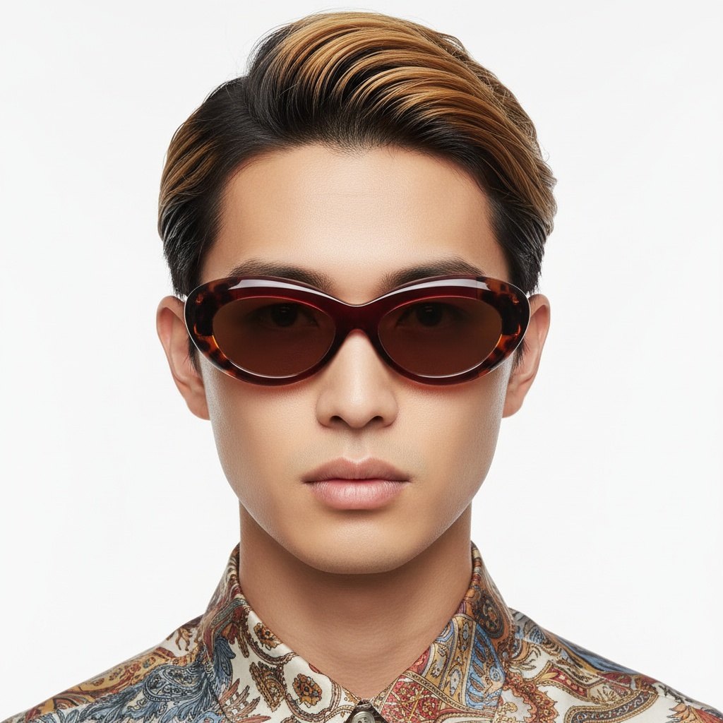 BS2607-0071_Red_Butterfly_Acetate_Sunglasses_model