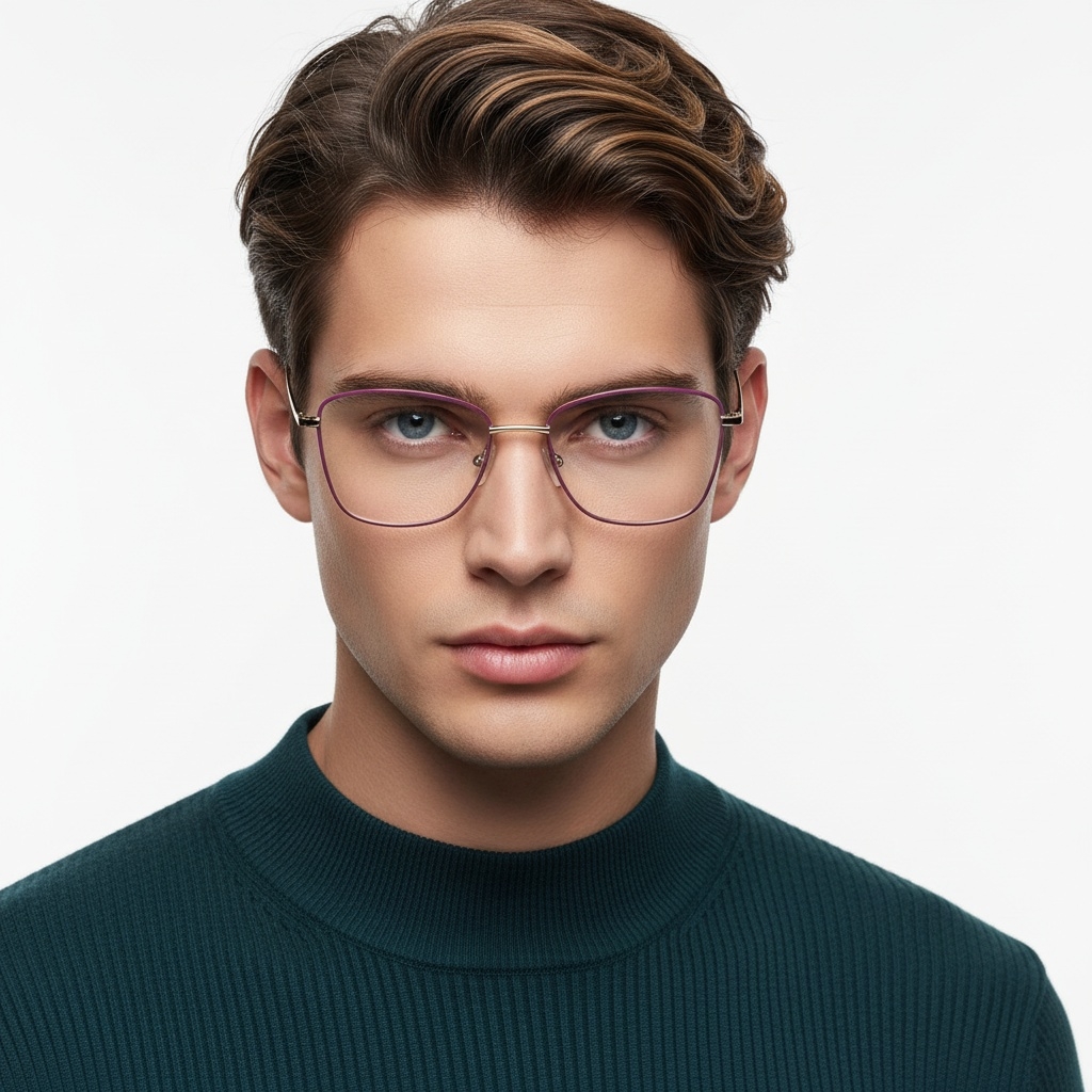 BS2425-0008_Purple_Butterfly_Metal_Glasses_model