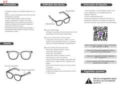 Lunettes de soleil intelligentes électrochromes AG11 bleues TR90 avec IA #BS1223-0002