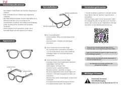 Lunettes de soleil intelligentes électrochromes AG11 bleues TR90 avec IA #BS1223-0002