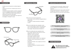 Lunettes de soleil intelligentes électrochromes AG11 bleues TR90 avec IA #BS1223-0002