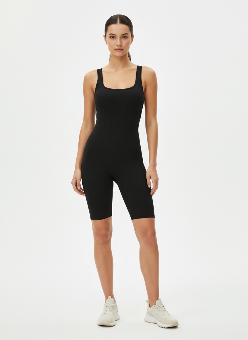 Sexy Open-Back Bodysuit for Women with Slimming Fit and S-Shape Sculpting Finish