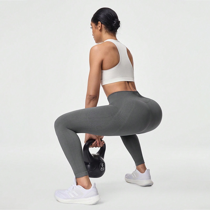 High-Waisted Body-Shaping Cropped Leggings for Women with a Slimming Butt-Lifting Fit