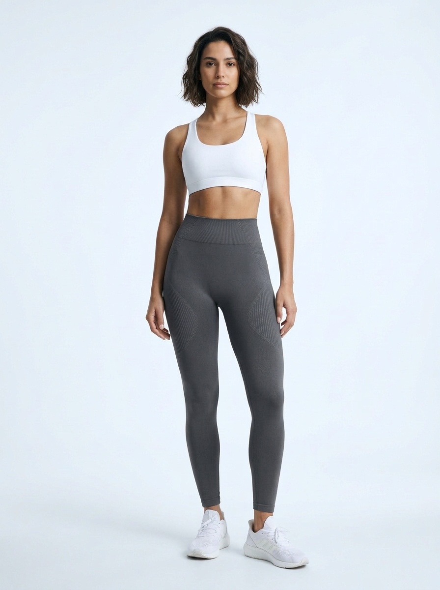 High-Waisted Body-Shaping Cropped Leggings for Women with a Slimming Butt-Lifting Fit