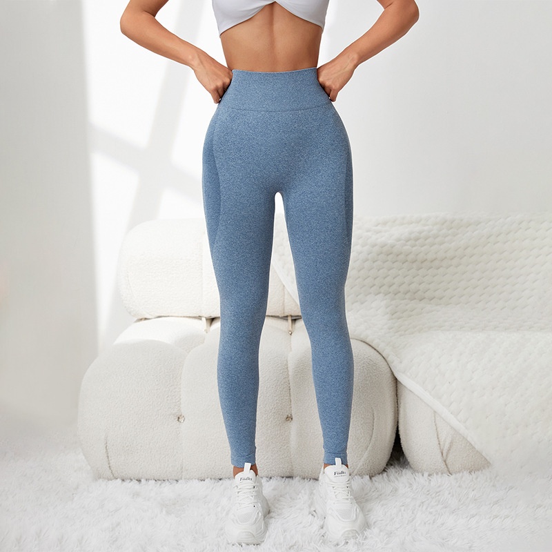 Leggings de yoga de talle alto, adelgazantes y de secado rápido para mujer con un ajuste que realza los glúteos.