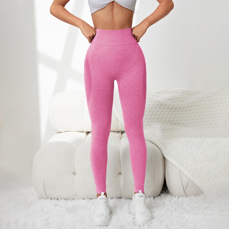 Leggings de yoga de talle alto, adelgazantes y de secado rápido para mujer con un ajuste que realza los glúteos.