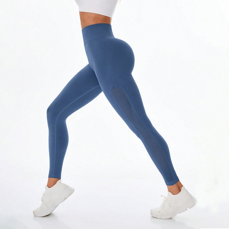 Leggings de yoga de talle alto, efecto levantamiento de glúteos y secado rápido para mujer con tacto de piel natural.