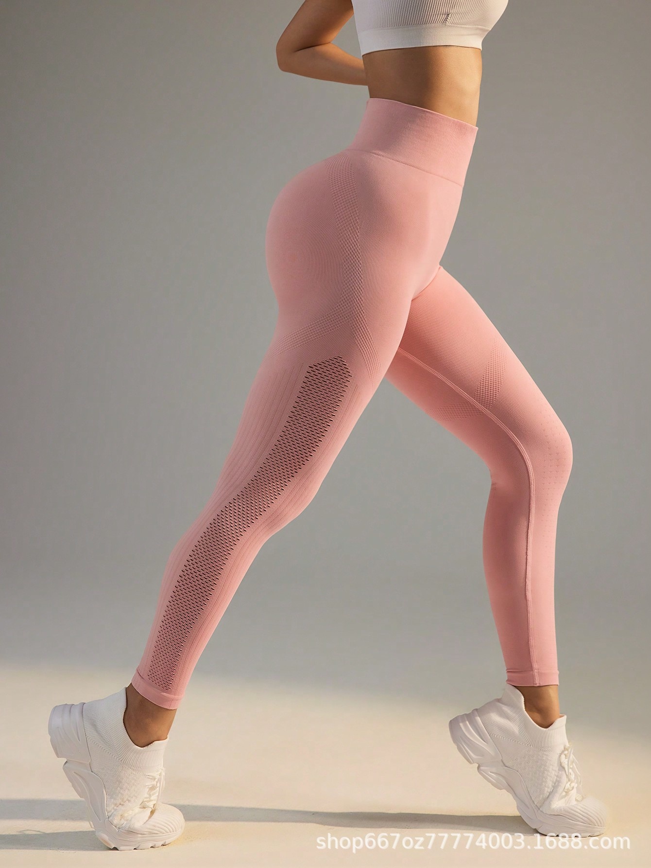 Leggings de yoga de talle alto, efecto levantamiento de glúteos y secado rápido para mujer con tacto de piel natural.