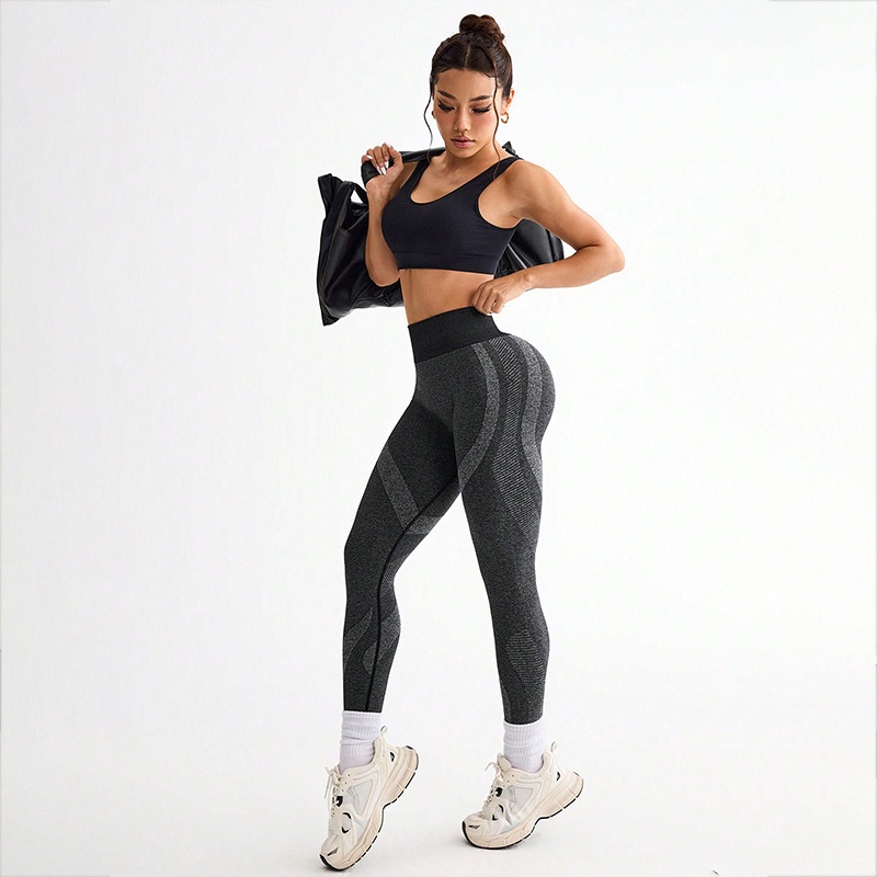 High-Waisted Slimming Yoga Pants with Hip-Lifting Fit for Women