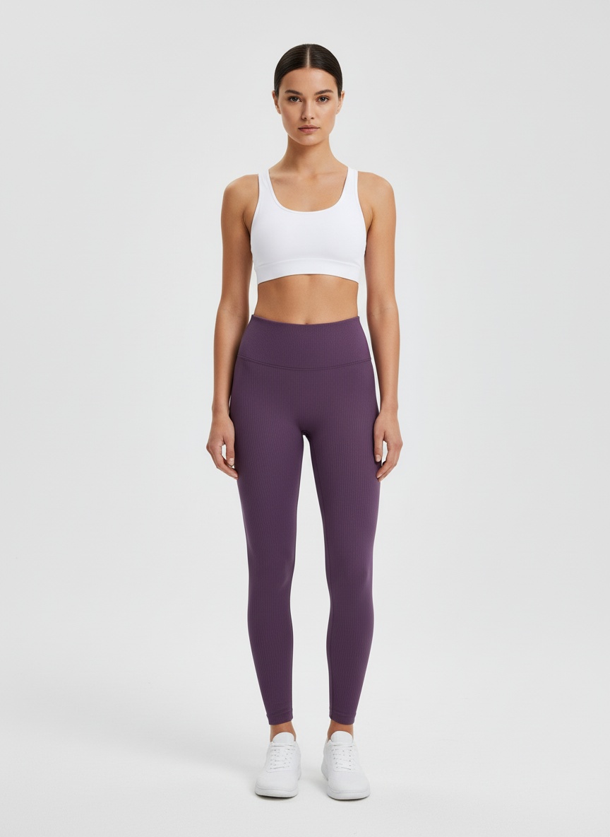 Yoga broek met hoge taille, afslankend effect, sneldrogend en met heuplift voor dames