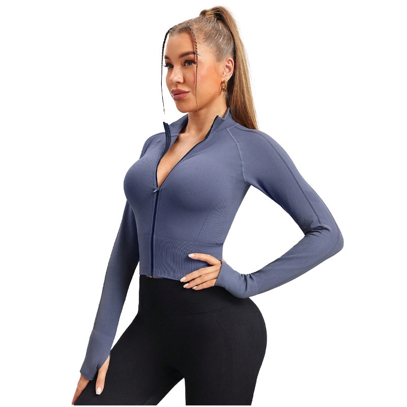 Schmal geschnittene, schnelltrocknende Laufjacke für Damen mit sexy, schlankmachender Silhouette