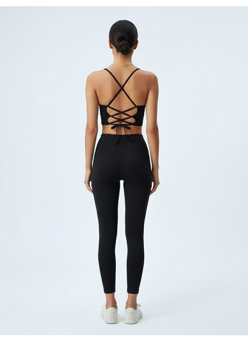 Shock-Absorbing Sexy Slimming Fitness Tank Top for Women with a Detachable Bra